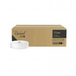 Raphael 1-Ply Twin Jumbo Toilet Roll 400m (Pack of 12) JT1400RDS NH00407