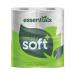 Essentials Toilet Roll 2-Ply 320 Sheets Per Roll 4x12 (Pack of 48) ECR2320 NH02015