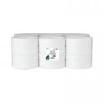 Centrefeed Toilet Roll 2-Ply 270 Sheets Per Roll 100m (Pack of 12) JCCF1001DS NH02276