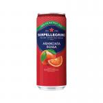 San Pellegrino Aranciata Rossa OrangeBlood Orange 330ml Can (Pack of 24) 12516080 NL14690