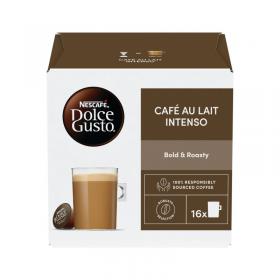 Nescafe Dolce Gusto Cafe Au Lait Coffee Capsules (Pack of 48) 12412563 NL17467