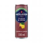 San Pellegrino Cherry + Lemon 330ml Can Pack of 24 12624944 NL18697