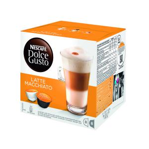 Nescafe Dolce Gusto Latte Macchiato Coffee Capsules Pack of 48