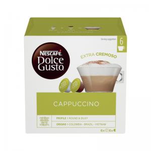 Nescafe Dolce Gusto Cappuccino Coffee Capsules Pack of 48 12352725