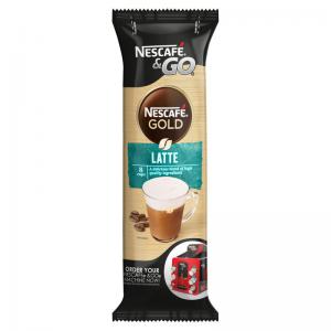 Nescafe and Go Gold Latte Coffee Cup 23g Pack of 8 12495378 NL26692