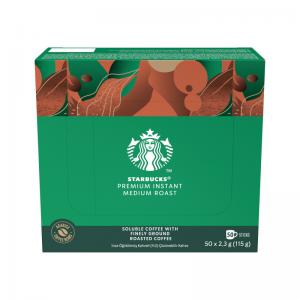 Starbucks Medium Roast Premium Instant Coffee Sachets Pack of 50