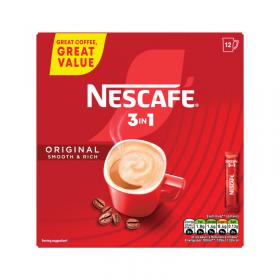 Nescafe 3-in-1 Original Coffee Sachets Pack of 12 12593075 NL37115