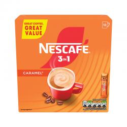 Nescafe 3-in-1 Caramel Coffee Sachets Pack of 12 12593161 NL37285