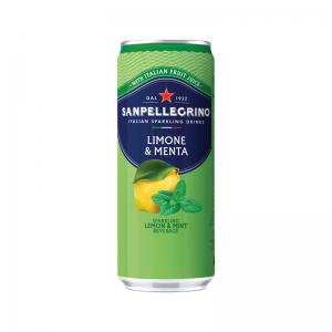 San Pellegrino Lemon and Mint 330ml Pack of 24 12507511 NL37685