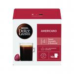 Nescafe Dolce Gusto Americano Coffee 3x16 Pods 136g (Pack of 48) 12528219 NL43963