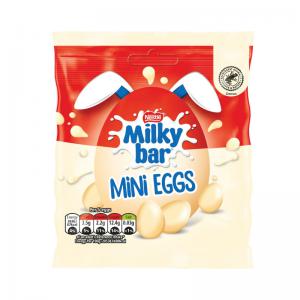 Milky Bar Nestle Milkybar Mini Eggs White Chocolate Sharing Bag 80g