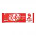 Nestle Milk Chocolate 2 Finger Kitkats (Pack of 9) 12339411