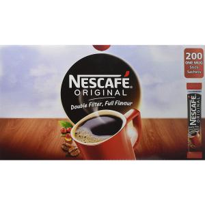 Nescafe Original Coffee One Cup Stick Sachet Pack of 200 12348358