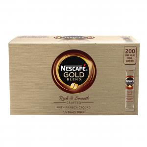Nescafe Gold Blend One Cup Sticks Coffee Sachets Pack of 200 12151864