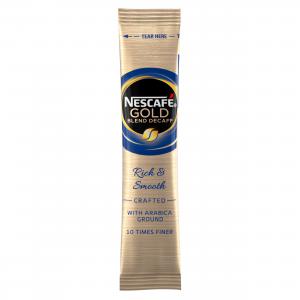 Nescafe Gold Blend Decaffeinated One Cup Coffee Sachets Pack of 200