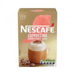 Nescafe Cappuccino Unsweetened Taste Sachets Pack of 7 12615047 NL74606