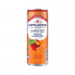 San Pellegrino Zero Fruit Beverages Peach+Clem 330ml Pack 24 12602682 NL78692