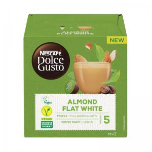 Nescafe Dolce Gusto Almond Flat White Coffee Capsules Pack of 36