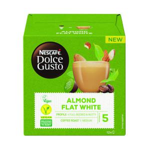 Nescafe Dolce Gusto Almond Flat White Coffee Capsules Pack of 36