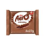 Nestle Aero Bubbly Bar Milk Chocolate Multipack 27g (Pack of 4) 12506725 NL92034