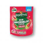 Nestle Rowntrees Sour Lollies Watermelon Flavour Pouch 130g 12627089S NL94211