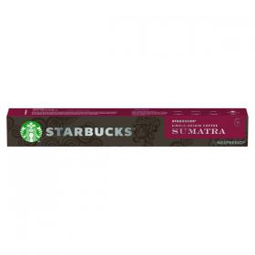 Nespresso Starbucks Sumatra Espresso Coffee Pods (Pack of 10) 12423376 NL95908