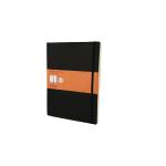 Moleskine Ruled Soft Cover Notebook 190x250mm Extra Large Black QP621 NPW70722