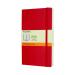 Moleskine Classic Soft Cover Ruled 130x210mm Large Red QP616F2 NPW85463