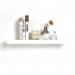 Floating Shelf - High Gloss White - 600x235x38mm 10800