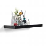 Floating Shelf - High Gloss Black - 600x235x38mm 10801