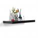 Floating Shelf - High Gloss Black - 600x235x38mm 10801