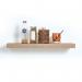 Floating Shelf - Oak - 600x230x38mm 10802