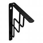 Step Shelf Bracket - 230x180mm - Black - 4 Pack 10922-00002