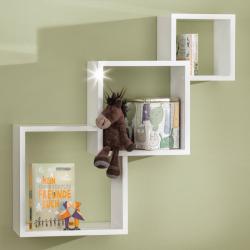 Nautilus Designs Cascade Cube Set - 650x650x155mm - White Gloss 113227