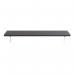 EasyFit Radiator Shelf - High Gloss Black - 600x150x18mm 13396