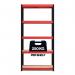 RB Boss 5x Tier Shelving Unit - 1800x900x400mm 250kgs UDL - RedBlack 13500