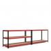 RB Boss 5x Tier Shelving Unit - 1800x1600x600mm 250kgs UDL - RedBlack 13501