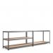 RB Boss 5x Tier Shelving Unit - 1800x1600x600mm 250kgs UDL - Galvanised 13507