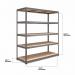 RB Boss 5x Tier Shelving Unit - 1800x1600x600mm 250kgs UDL - Galvanised 13507