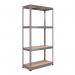 RB Boss 4x Tier Shelving Unit - 1800x900x400mm 300kgs UDL - Galvanised 13509