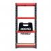 RB Boss FastLok 4x Tier Shelving Unit - 1800x900x400mm 300kgs UDL - RedBlack 13603