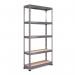 RB Boss FastLok 5x Tier Shelving Unit - 1800x900x300mm 250kgs UDL - Galvanised 13605