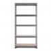 RB Boss FastLok 5x Tier Shelving Unit - 1800x900x300mm 250kgs UDL - Galvanised 13605