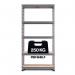 RB Boss FastLok 5x Tier Shelving Unit - 1800x900x400mm 250kgs UDL - Galvanised 13606