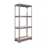 RB Boss FastLok 4x Tier Shelving Unit - 1800x900x400mm 300kgs UDL - Galvanised 13609