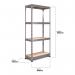 RB Boss FastLok 4x Tier Shelving Unit - 1800x900x400mm 300kgs UDL - Galvanised 13609