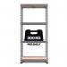 RB Boss FastLok 4x Tier Shelving Unit - 1800x900x400mm 300kgs UDL - Galvanised 13609