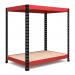 RB Boss FastLok 2x Tier Workstation - 900x900x600mm 600kgs UDL - RedBlack 13628