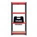 RB Boss FastLok 4x Tier Shelving Unit - 1600x750x350mm 175kgs UDL - RedBlack 13697