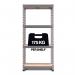 RB Boss FastLok 4x Tier Shelving Unit - 1600x750x350mm 175kgs UDL - Galvanised 13698